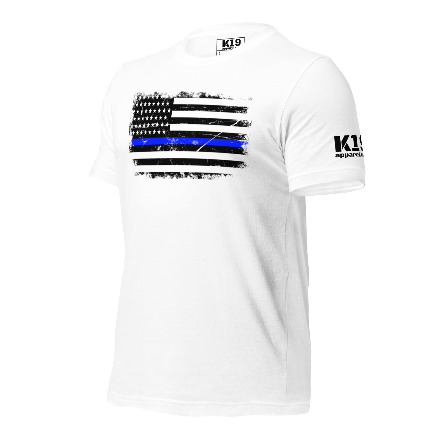 Blue line flag t-shirt