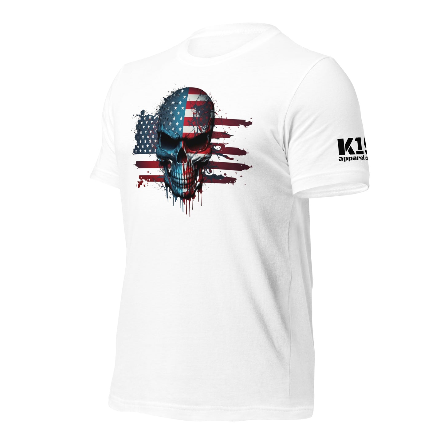 Skull over Flag t-shirt