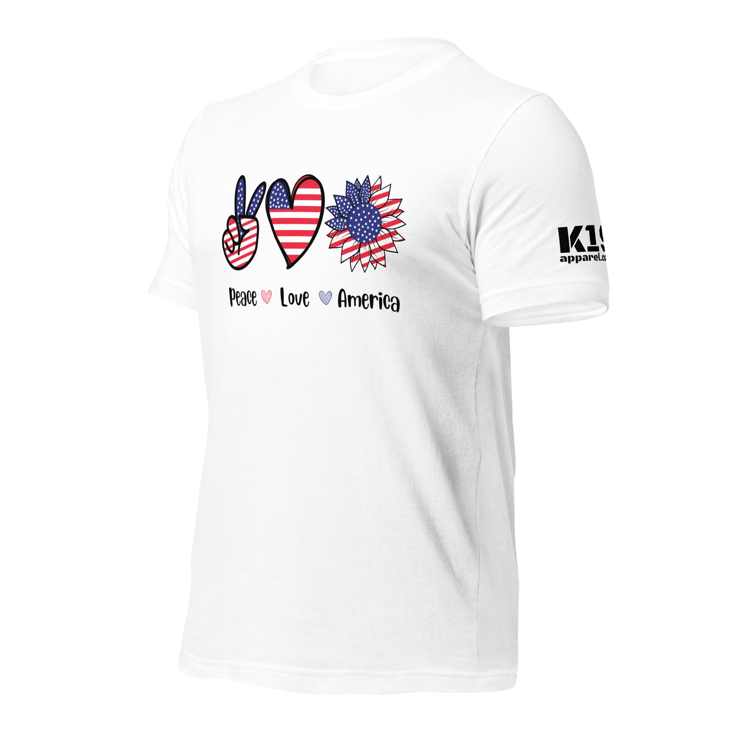Peace Love and America t-shirt