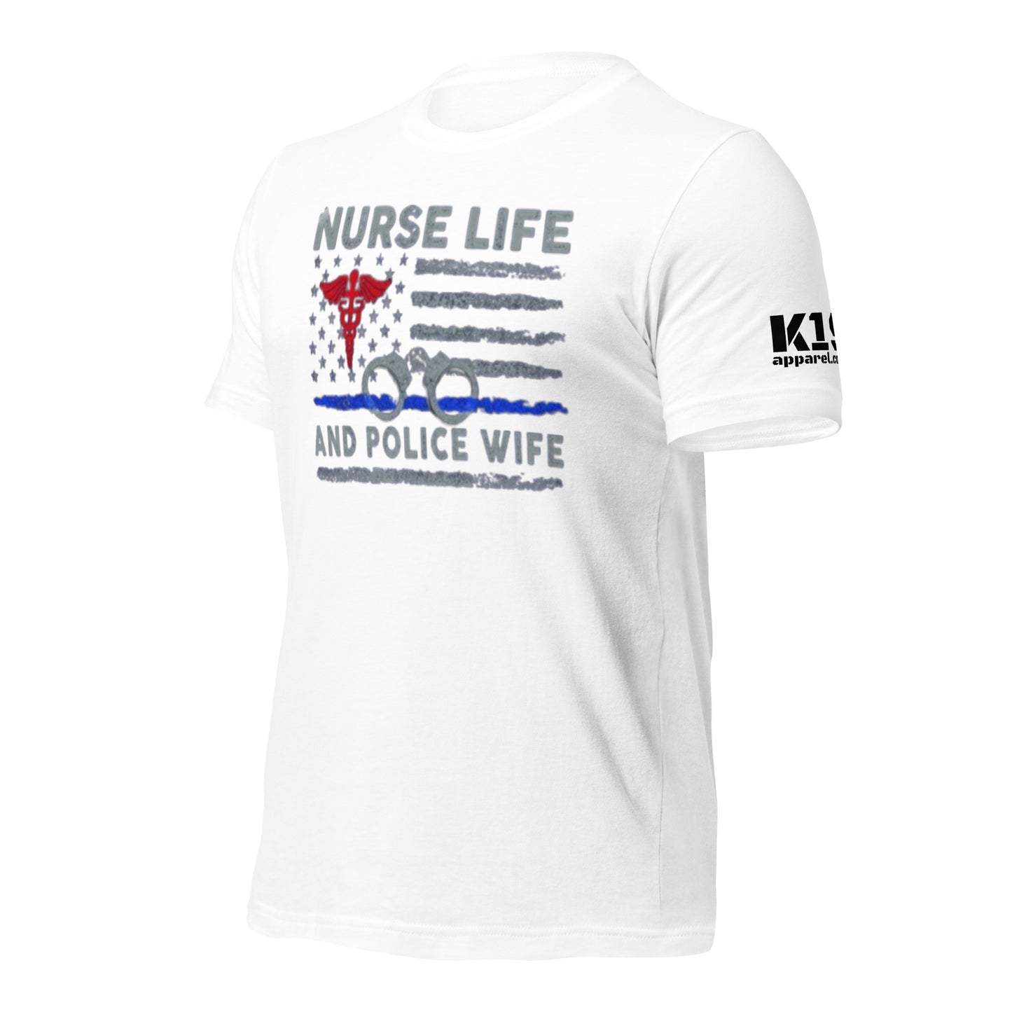 Nurse Life Police Wife t-shirt