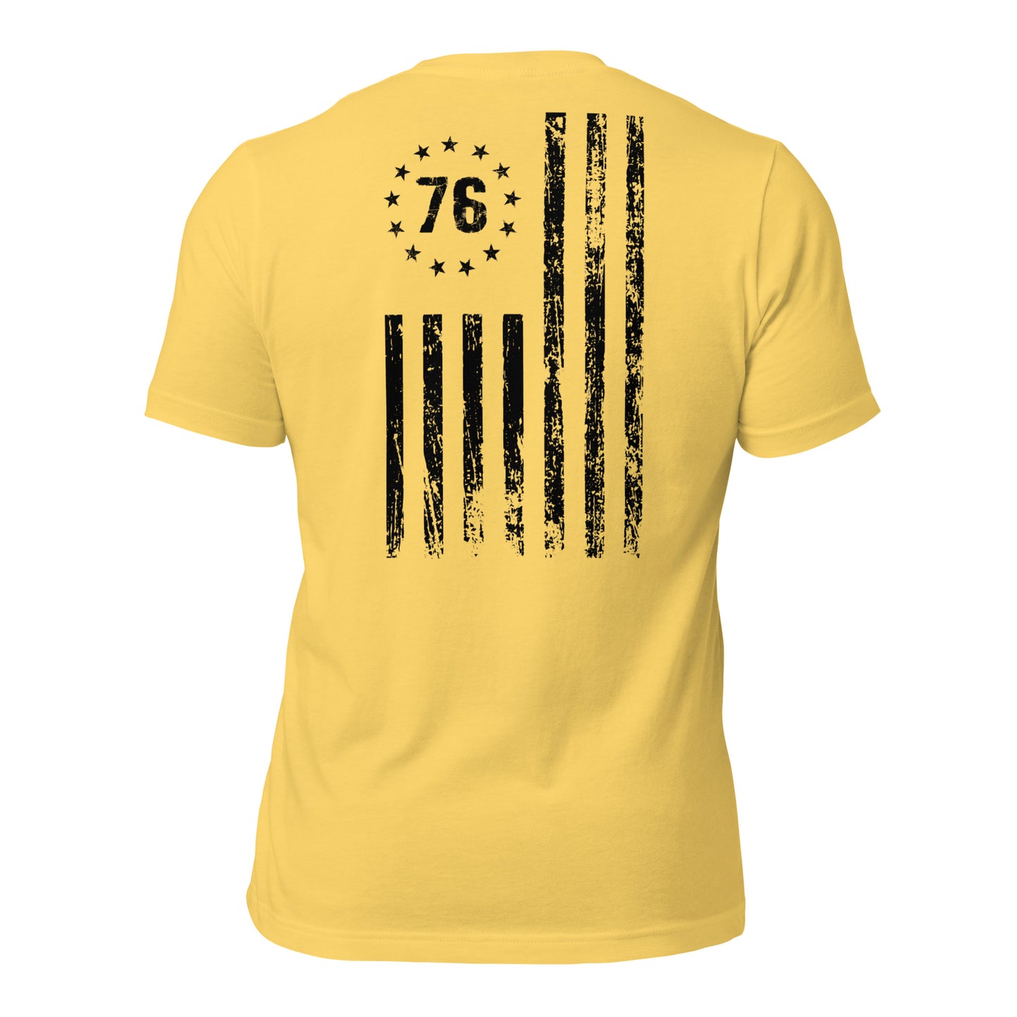 Black 1776 flag t-shirt