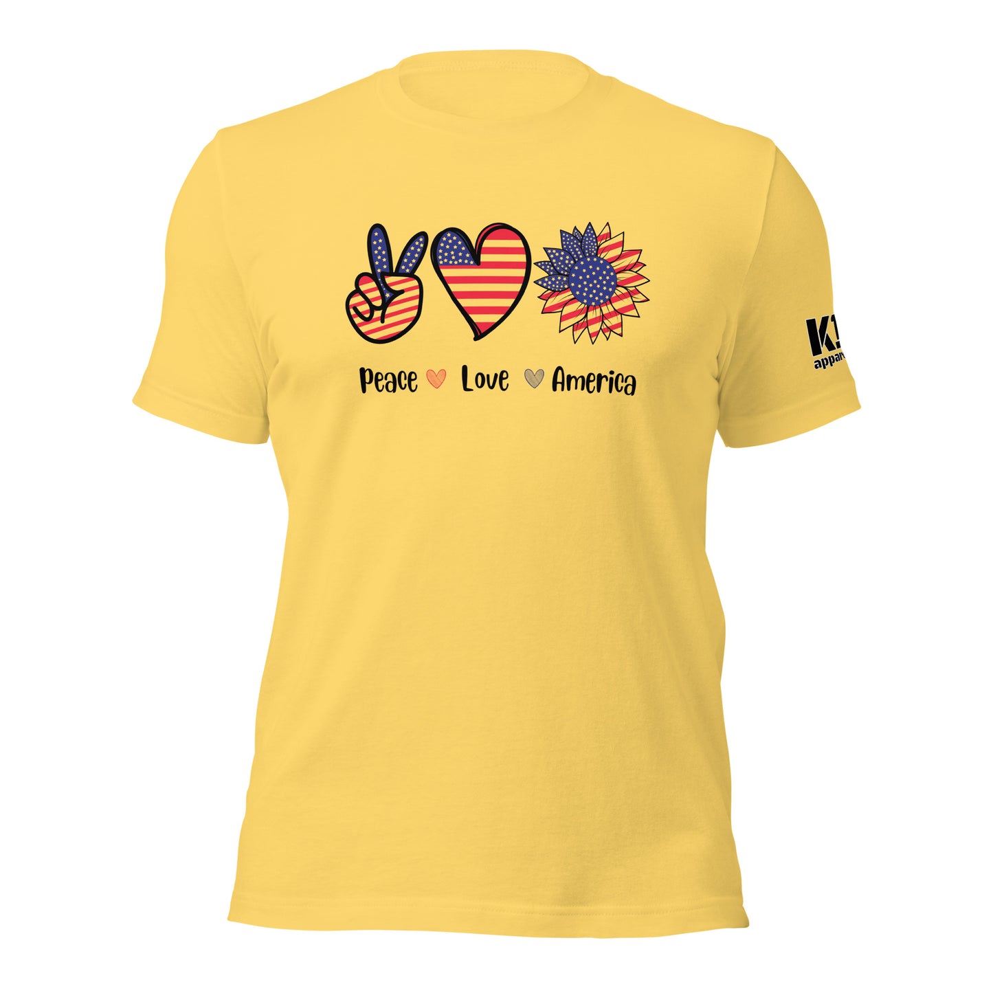 Peace Love and America t-shirt