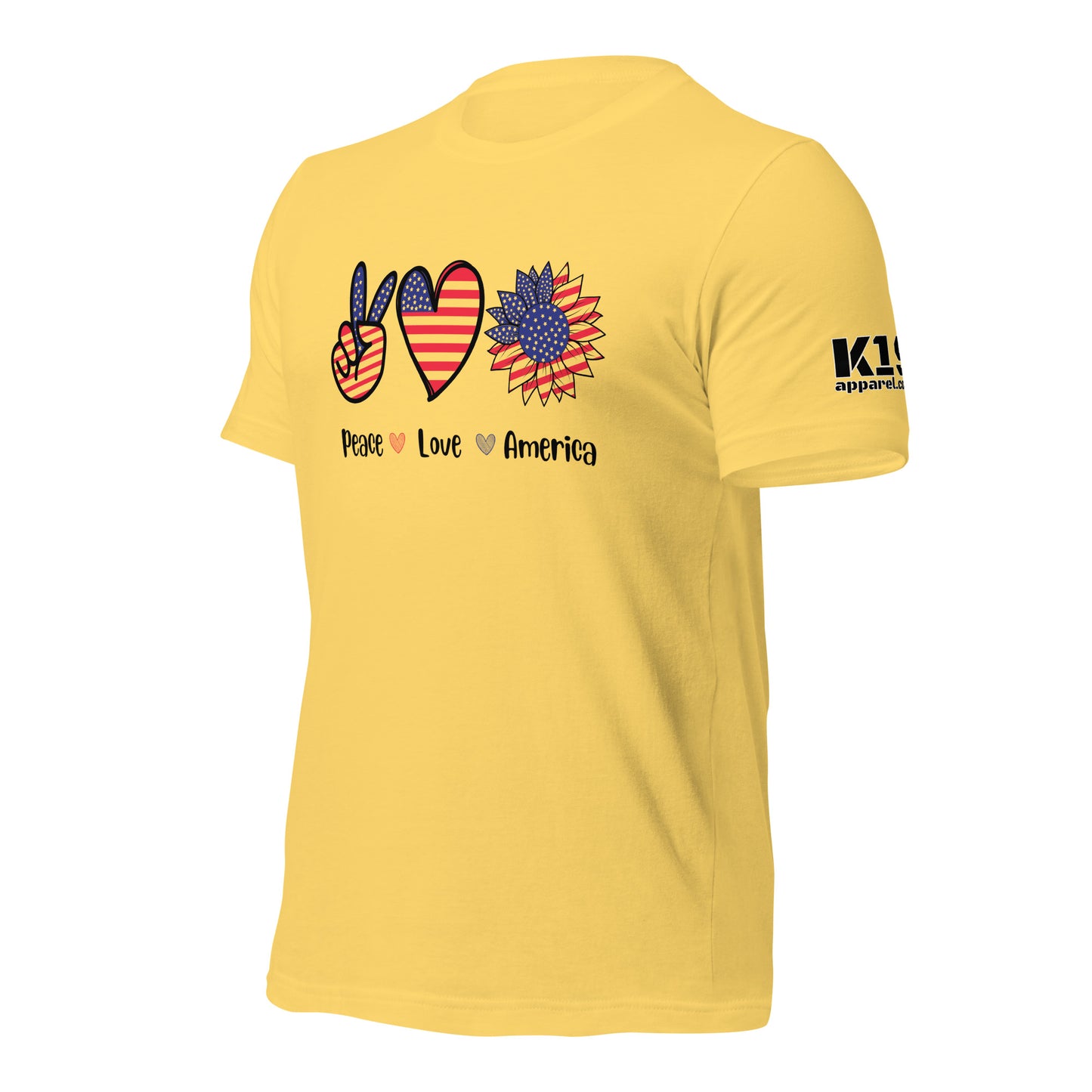 Peace Love and America t-shirt