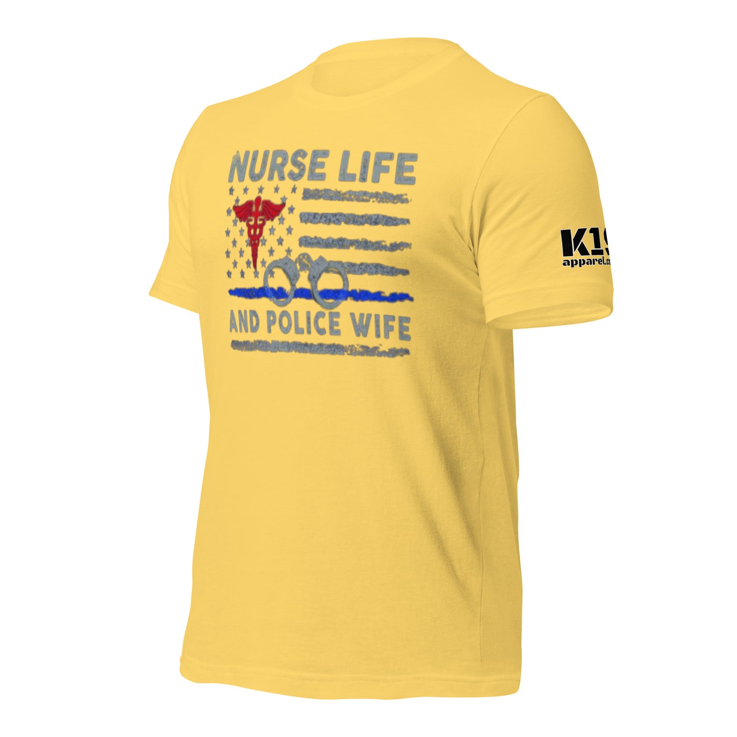 Nurse Life Police Wife t-shirt