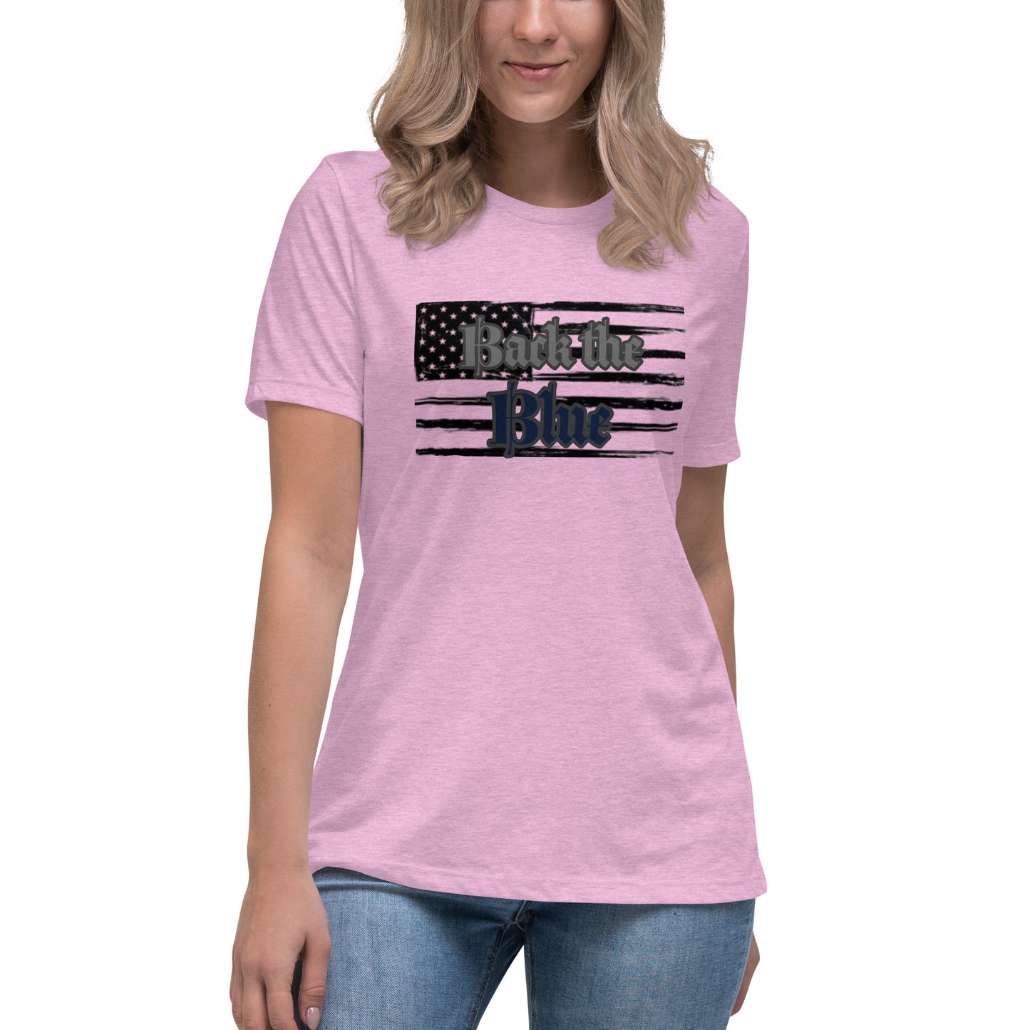 Women's Back the Blue Relaxed T-Shirt