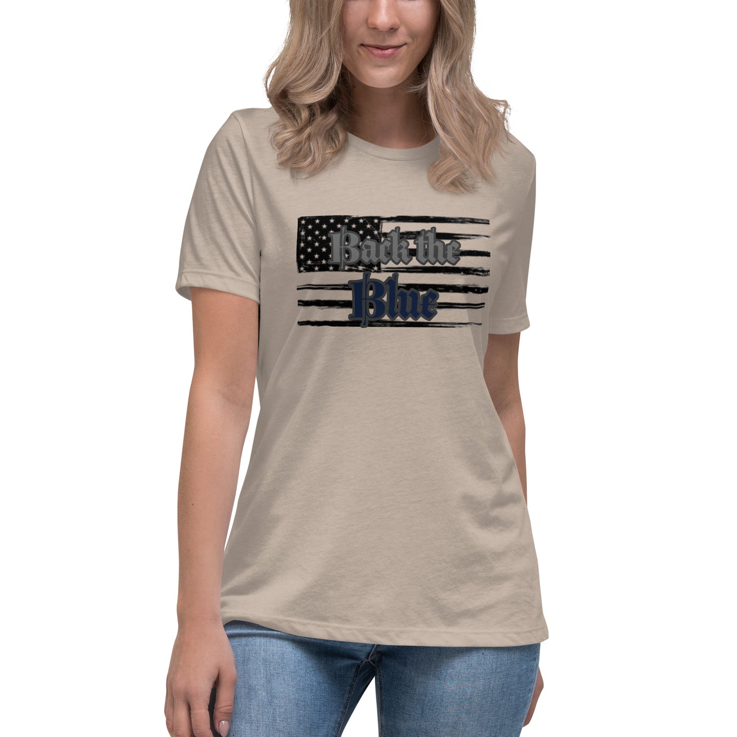 Women's Back the Blue Relaxed T-Shirt