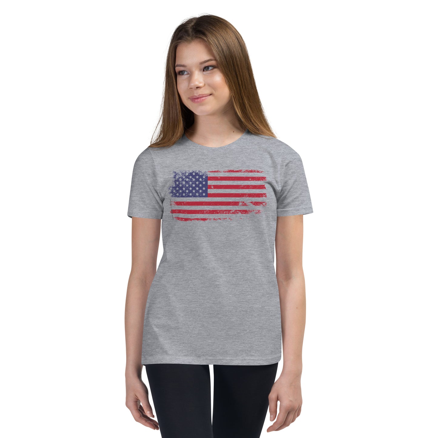 American Flag Youth Short Sleeve T-Shirt