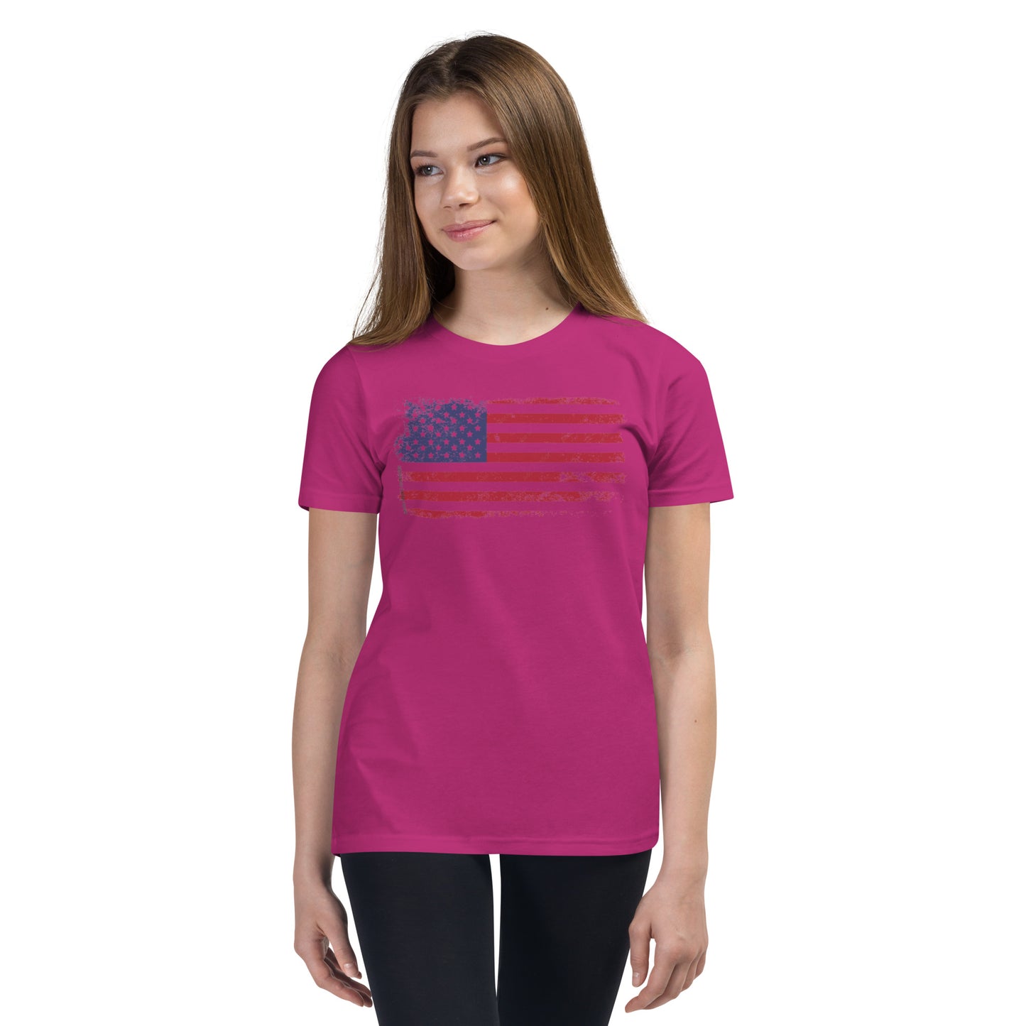 American Flag Youth Short Sleeve T-Shirt