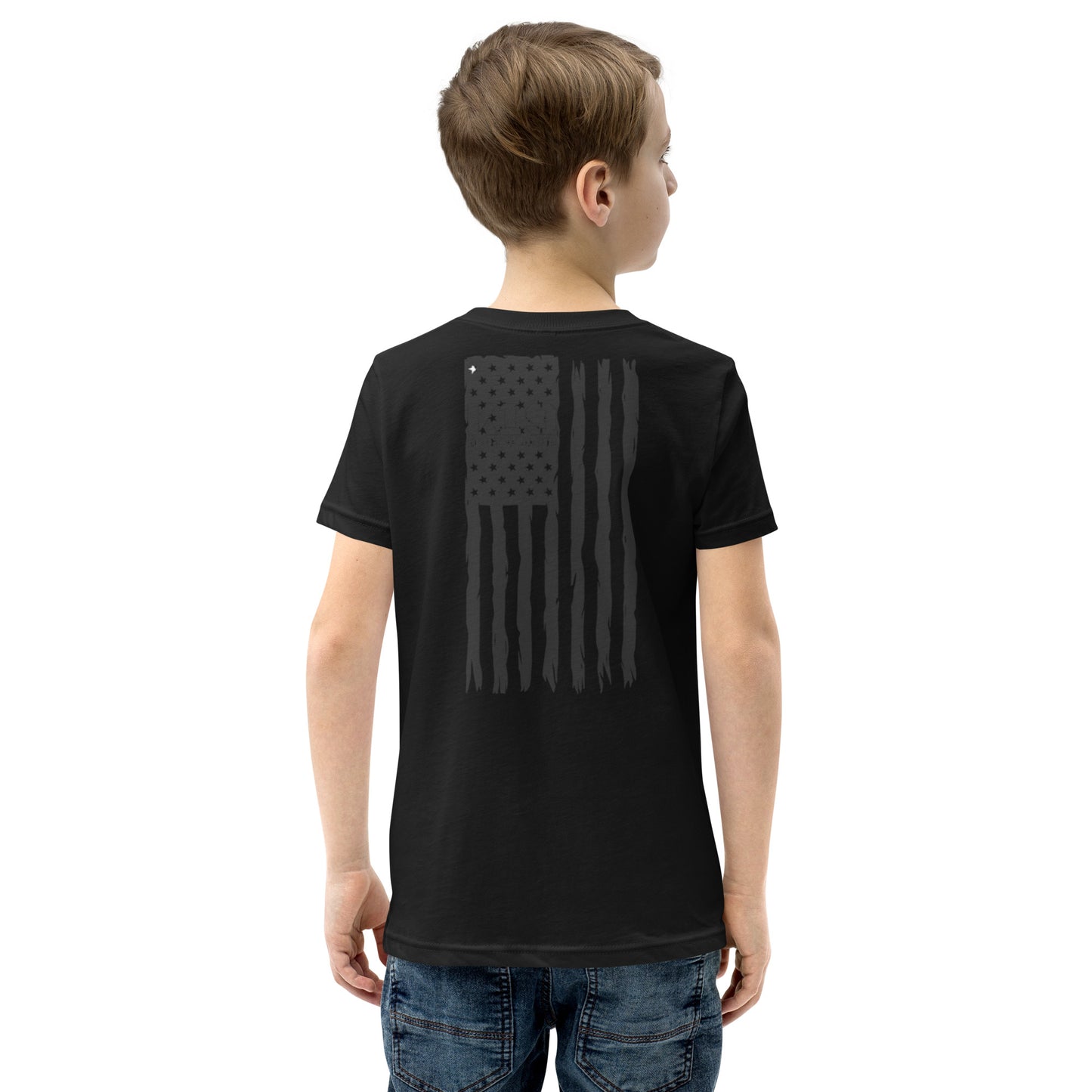 Youth vertical flag Short Sleeve T-Shirt