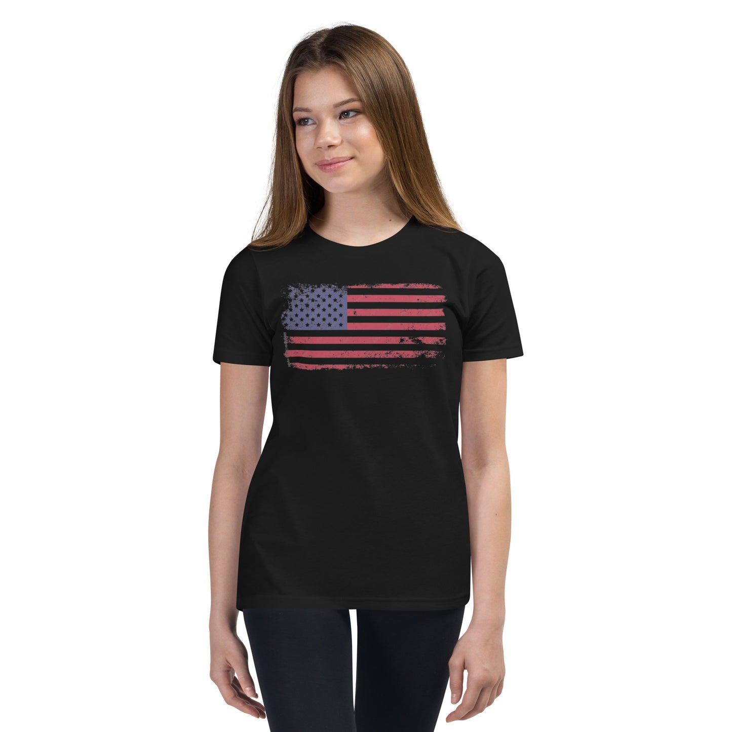 American Flag Youth Short Sleeve T-Shirt
