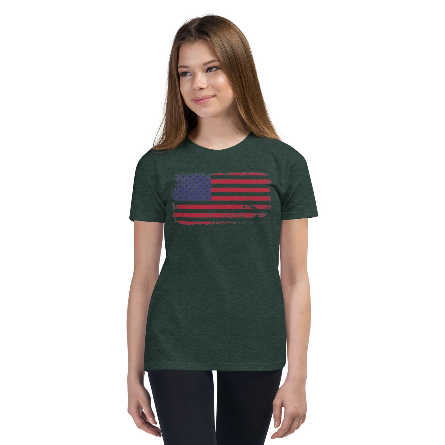 American Flag Youth Short Sleeve T-Shirt