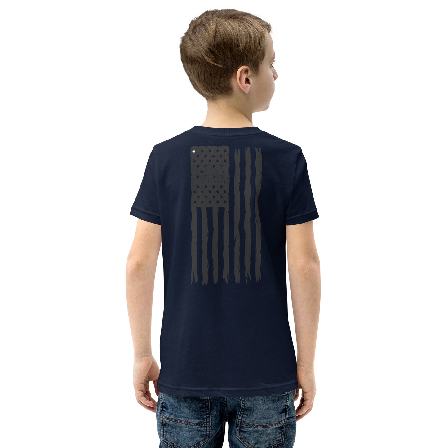 Youth vertical flag Short Sleeve T-Shirt