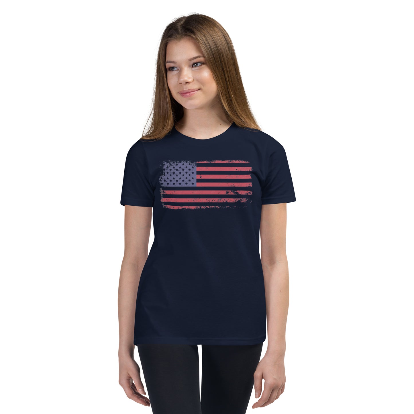 American Flag Youth Short Sleeve T-Shirt