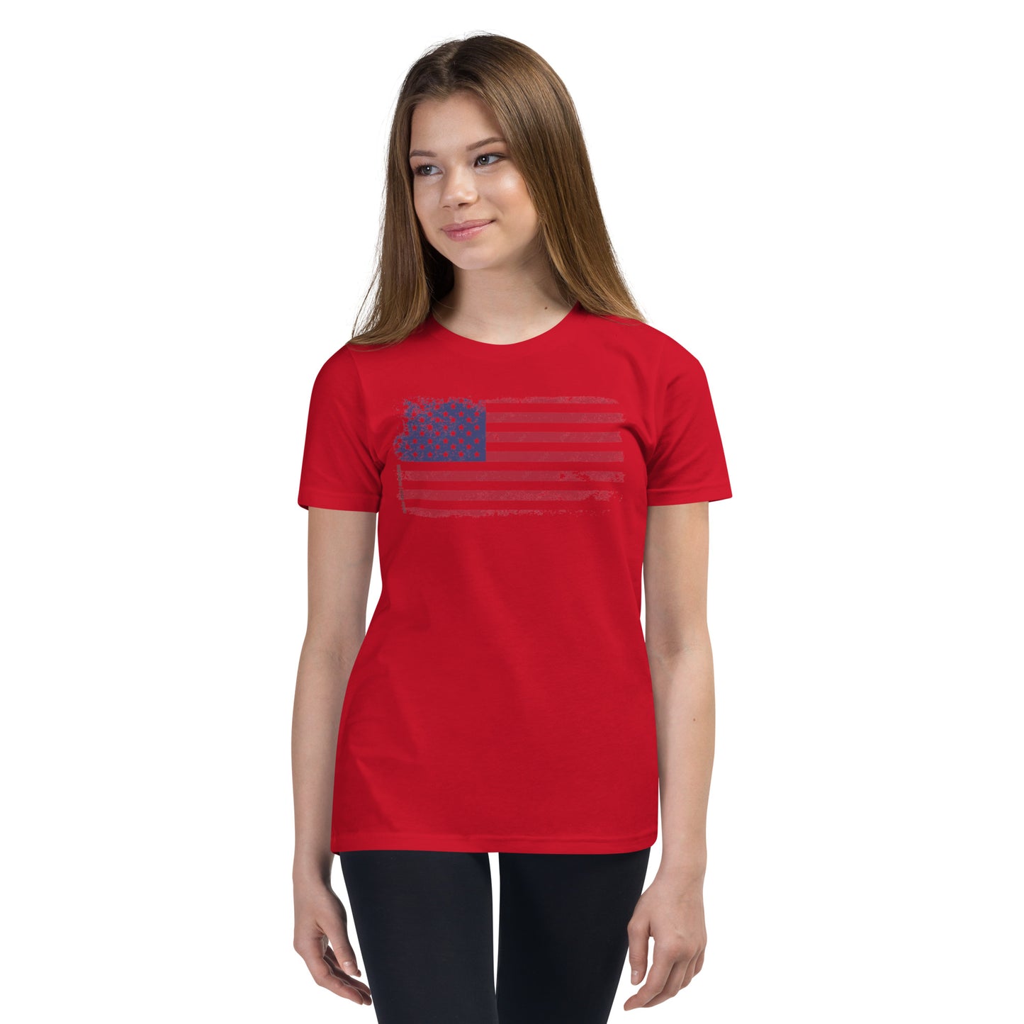 American Flag Youth Short Sleeve T-Shirt