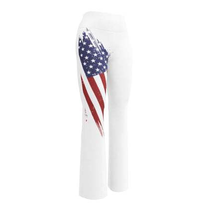 USA Flag Flare leggings