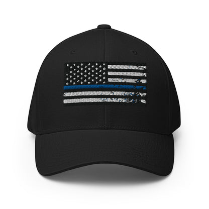Blue line flag Cap