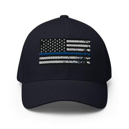 Blue line flag Cap