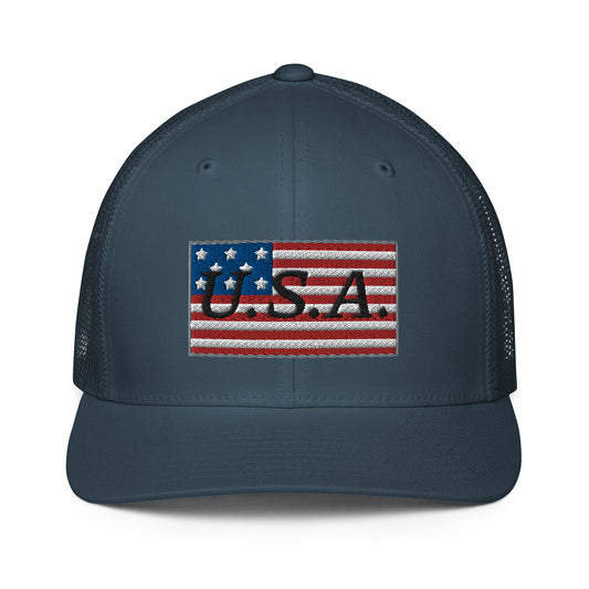 USA Closed-back trucker cap