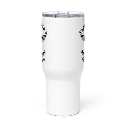 Taylor Rudds saving Grace Foundation Travel mug with a handle