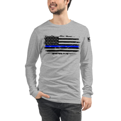 Thin Blue Line Unisex Long Sleeve Tee