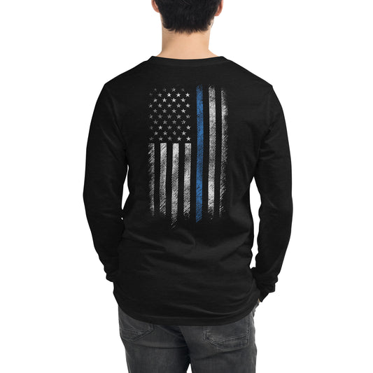 Thin Blue Line Unisex Long Sleeve Tee