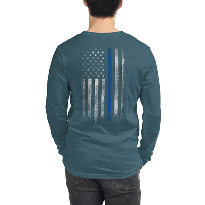 Thin Blue Line Unisex Long Sleeve Tee