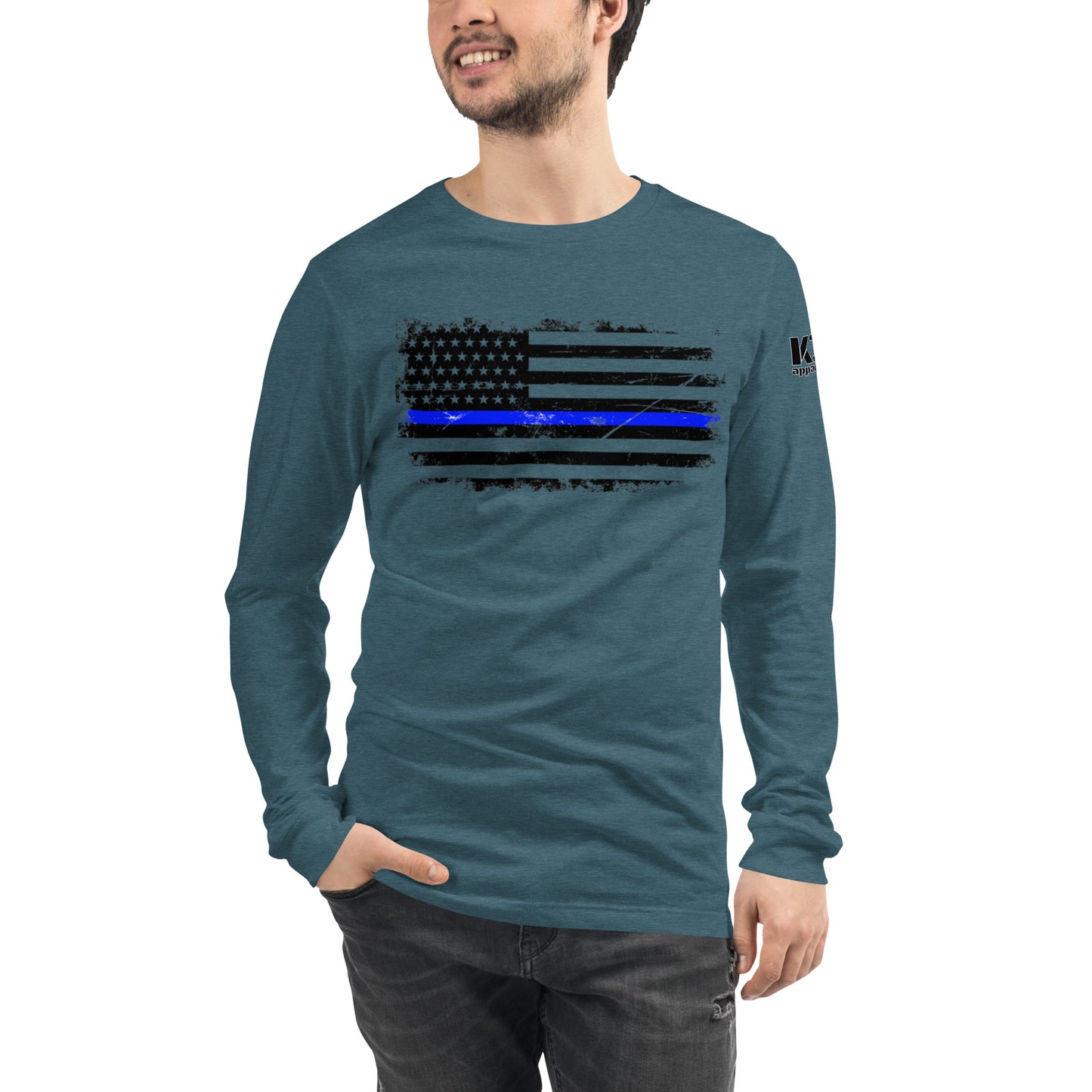 Thin Blue Line Unisex Long Sleeve Tee