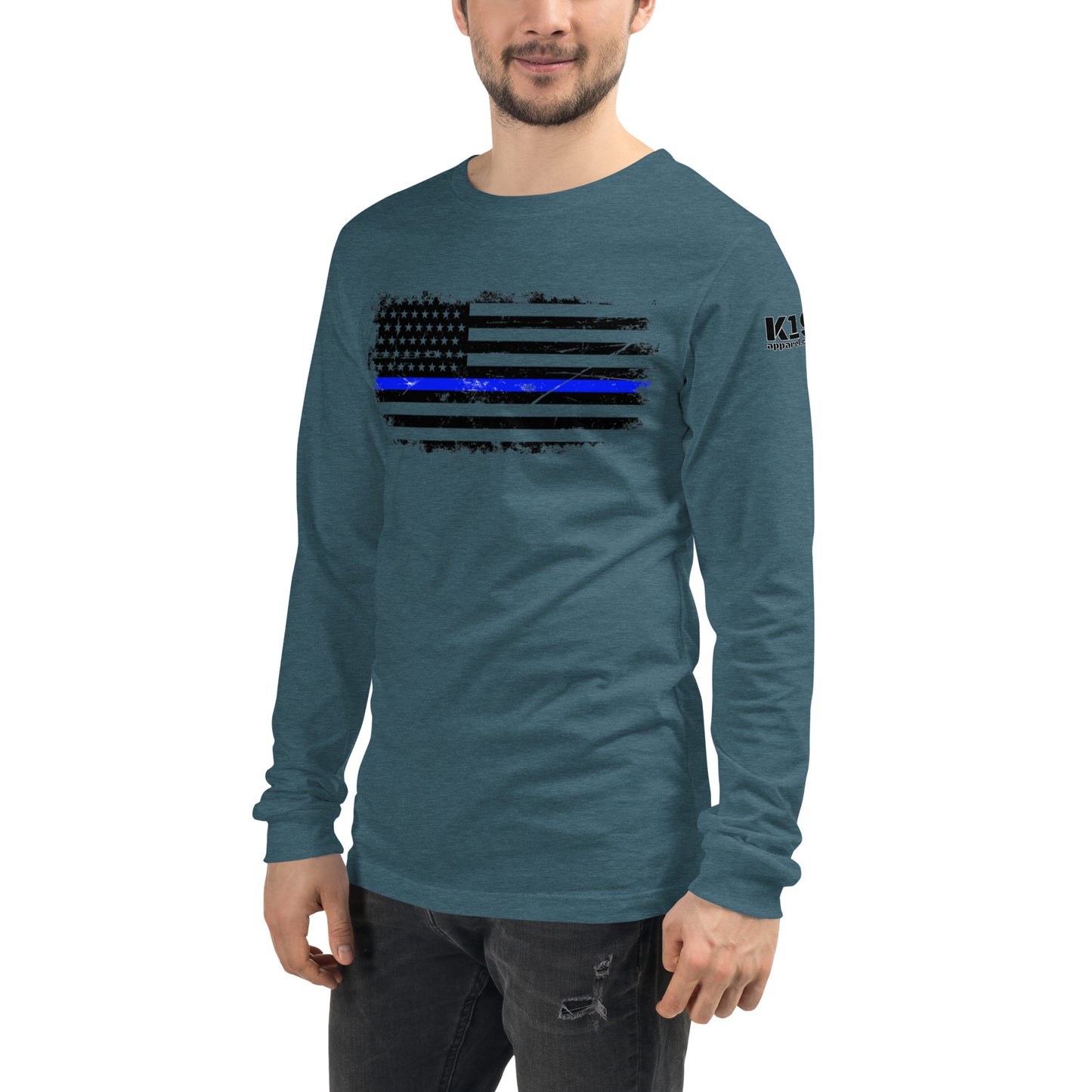 Thin Blue Line Unisex Long Sleeve Tee