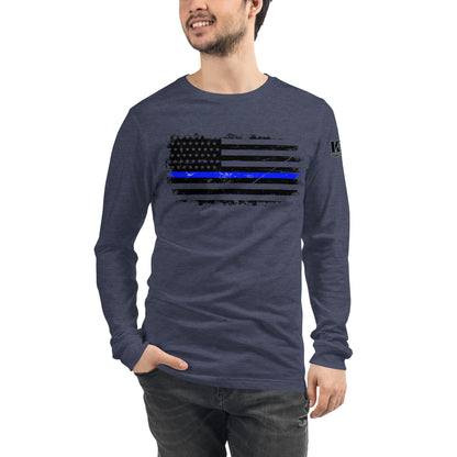 Thin Blue Line Unisex Long Sleeve Tee