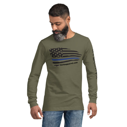 Thin Blue Line Unisex Long Sleeve Tee