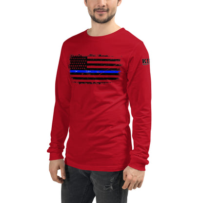 Thin Blue Line Unisex Long Sleeve Tee