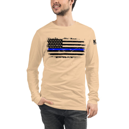 Thin Blue Line Unisex Long Sleeve Tee