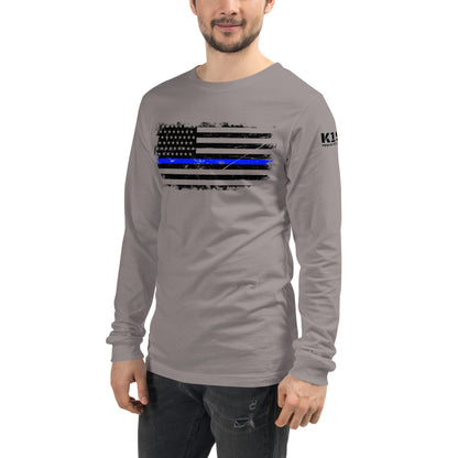 Thin Blue Line Unisex Long Sleeve Tee