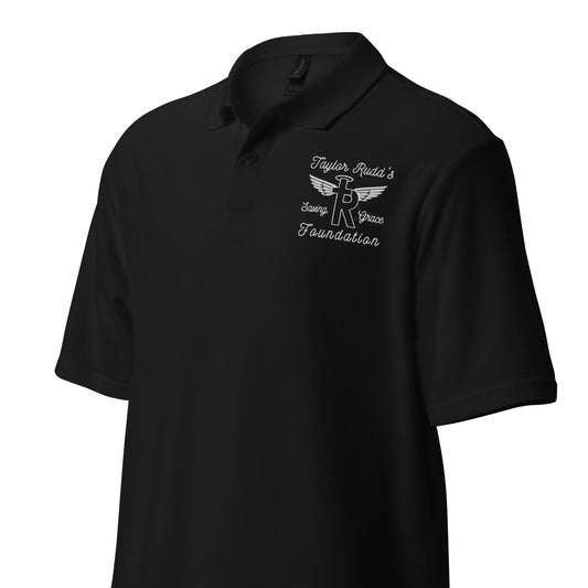 Taylor Rudd's Saving Grace Foundation polo shirt