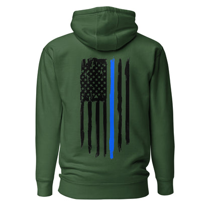 Blue line Premium Hoodie