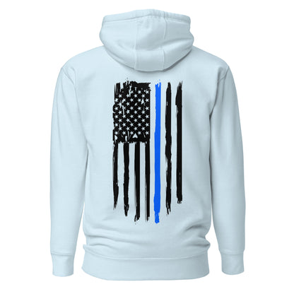 Blue line Premium Hoodie