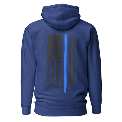 Blue line Premium Hoodie