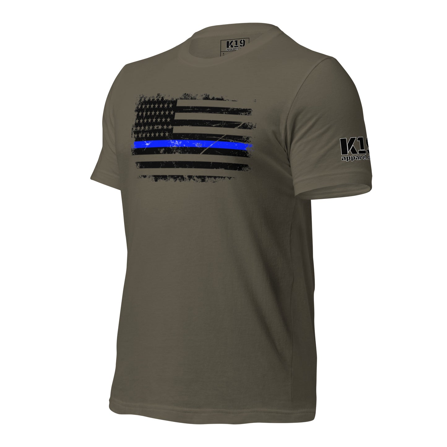 Blue line flag t-shirt