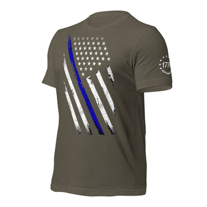 Diagonal Blue Line t-shirt