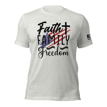 Faith Family Freedom t-shirt