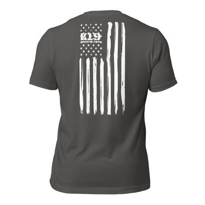 White Vertical flag t-shirt