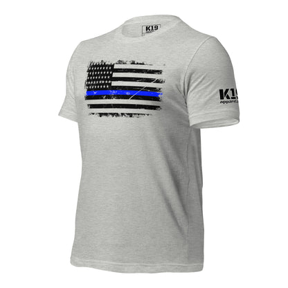 Blue line flag t-shirt