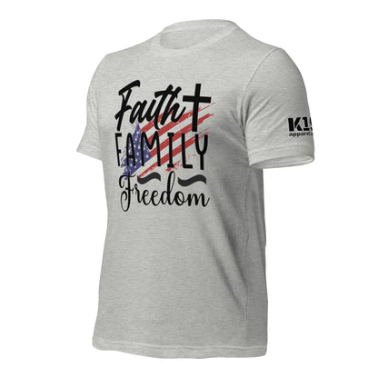 Faith Family Freedom t-shirt