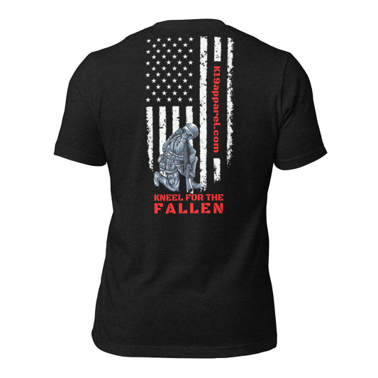 Kneel for the fallen t-shirt