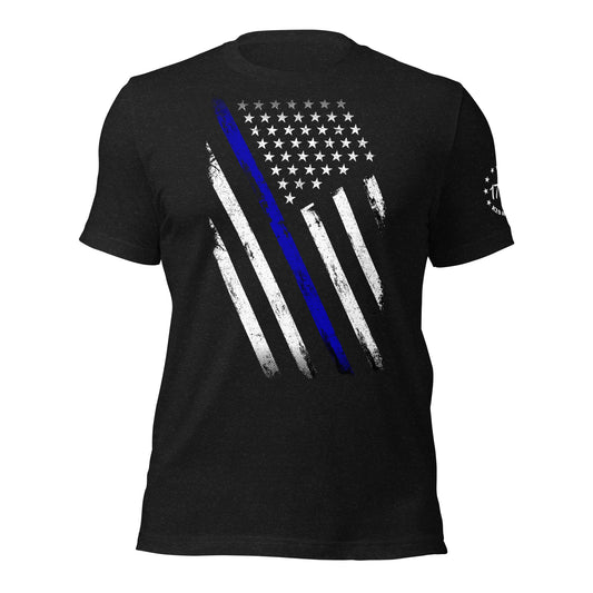 Diagonal Blue Line t-shirt