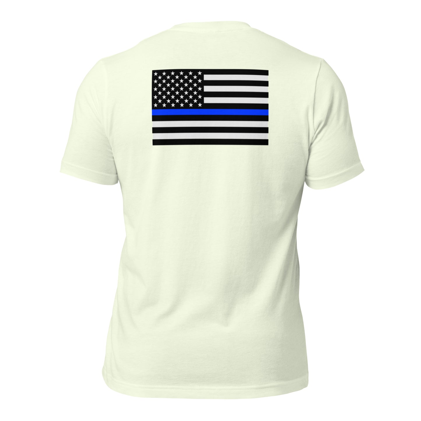 Blue line flag t-shirt
