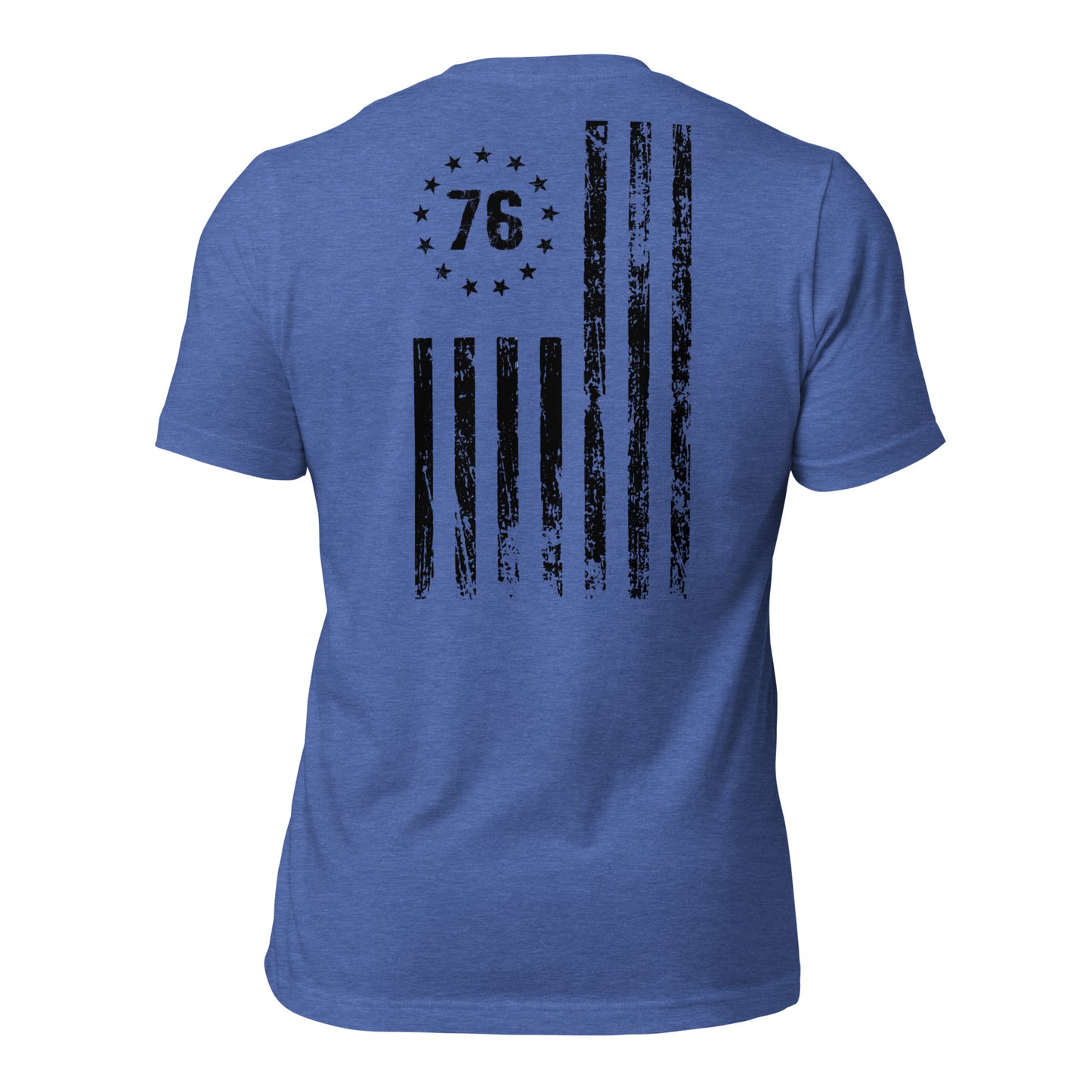 Black 1776 flag t-shirt