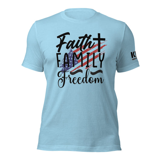 Faith Family Freedom t-shirt