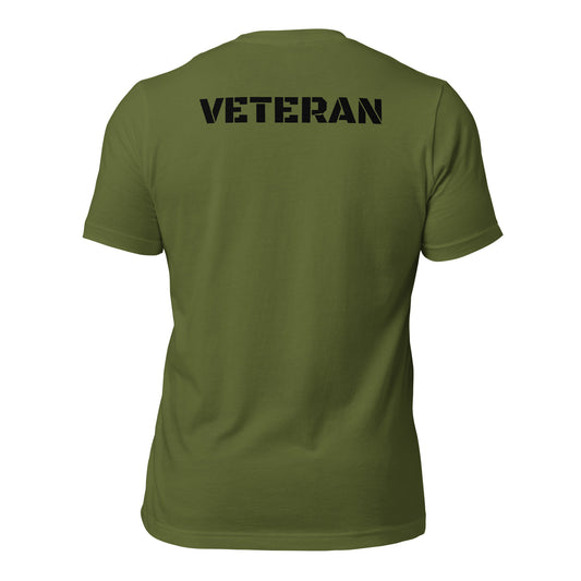 Basic text Veteran  t-shirt