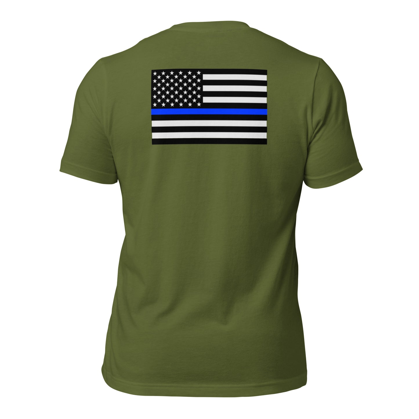 Blue line flag t-shirt